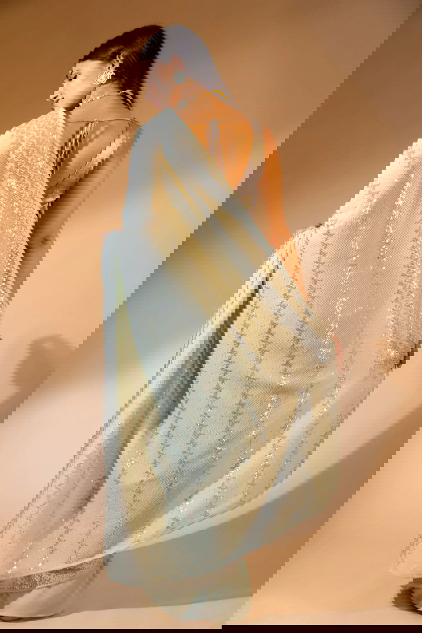 Ram setu Fancy Heavy Designer Wholesale Party Wear Georgette Sarees